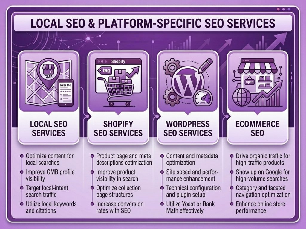 Local SEO & Platform-Specific SEO Services