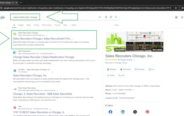 sales headhunters chicago
